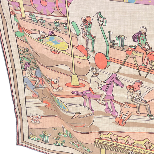 Locomotion 140 Gris/Rose Shawl