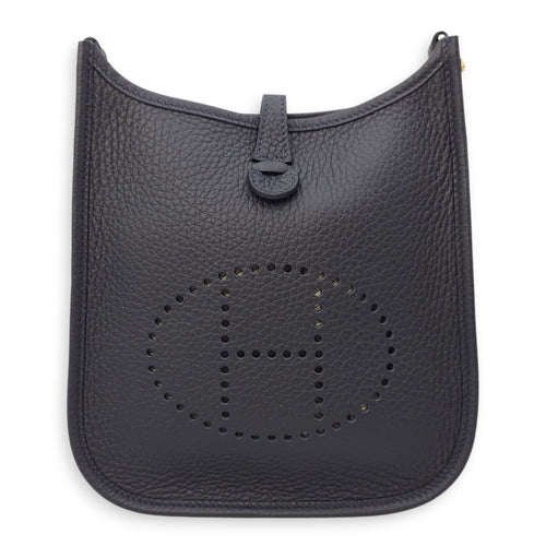 Evelyne Mini Caban in Clemence, Gold hardware