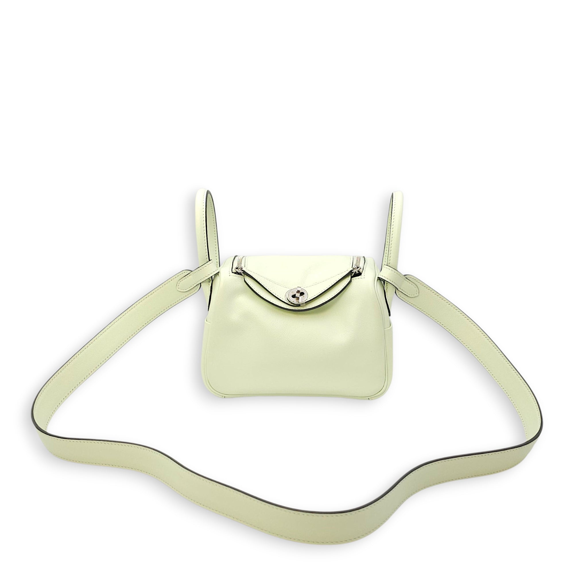 Lindy Mini Vert Fizz in Swift, Palladium hardware