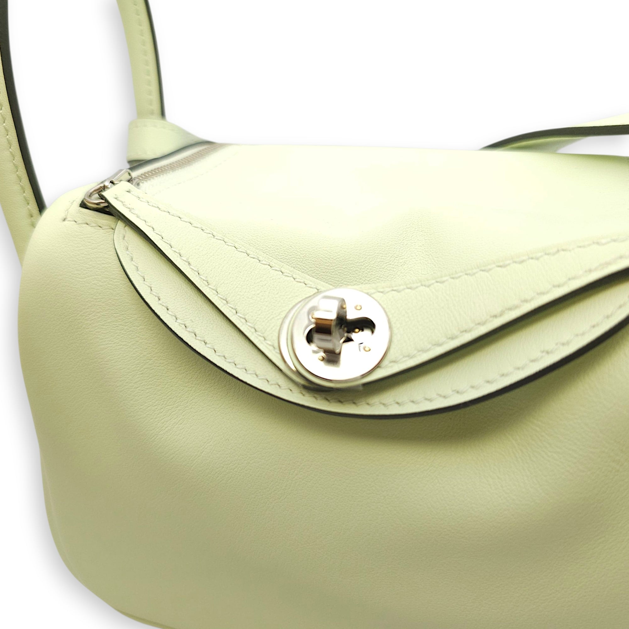 Lindy Mini Vert Fizz in Swift, Palladium hardware