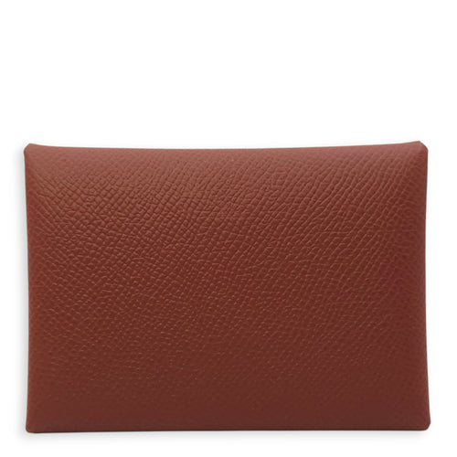 Calvi Duo Rouge Cardholder in Epsom