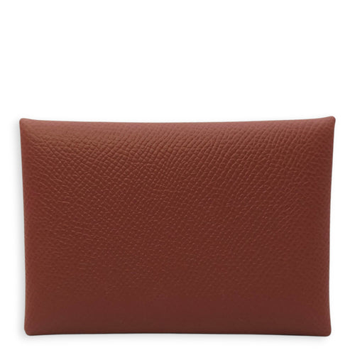 Calvi Duo Rouge Cardholder in Epsom