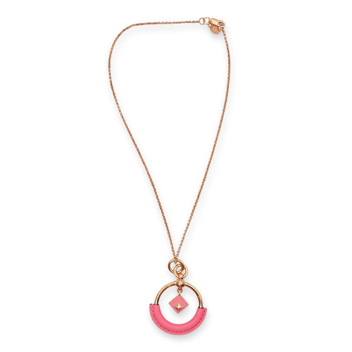 Loop Medor Small Model Rose Azalee Pendant in Swift, Rose Gold hardware