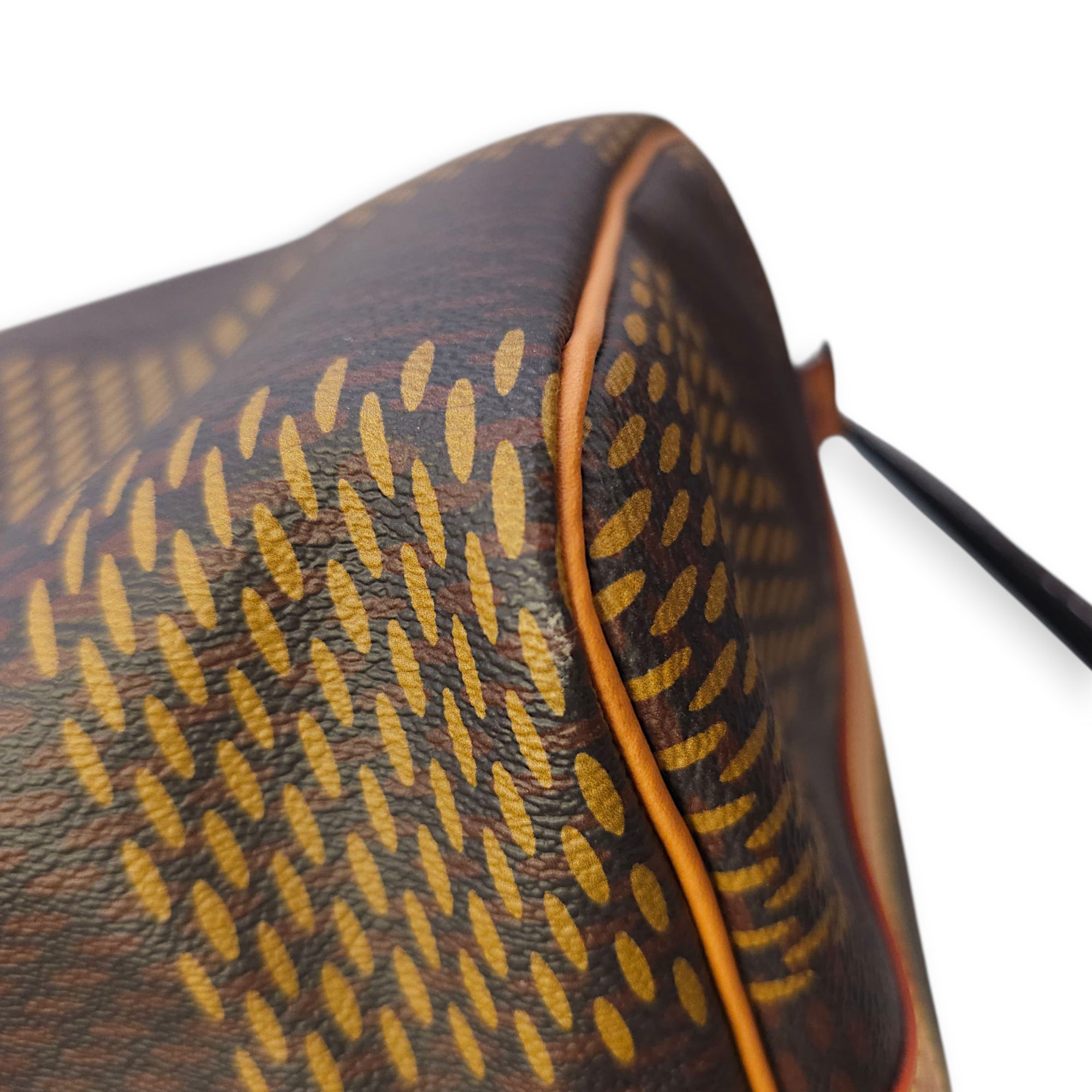 Nigo Keepall Bandouliere 50cm Brown Monogram Shoulder Bag in Canvas, Gunmetal hardware