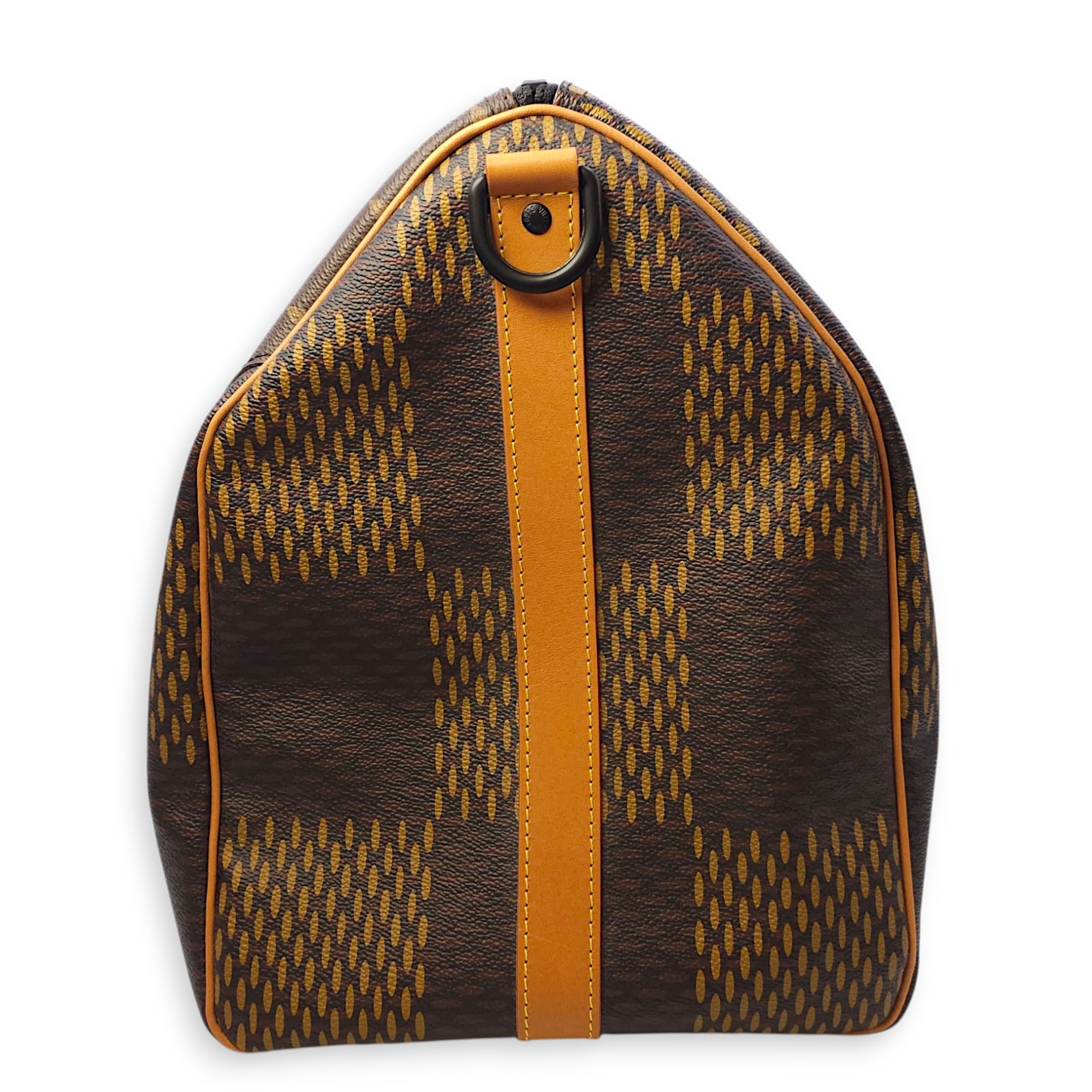 Nigo Keepall Bandouliere 50cm Brown Monogram Shoulder Bag in Canvas, Gunmetal hardware