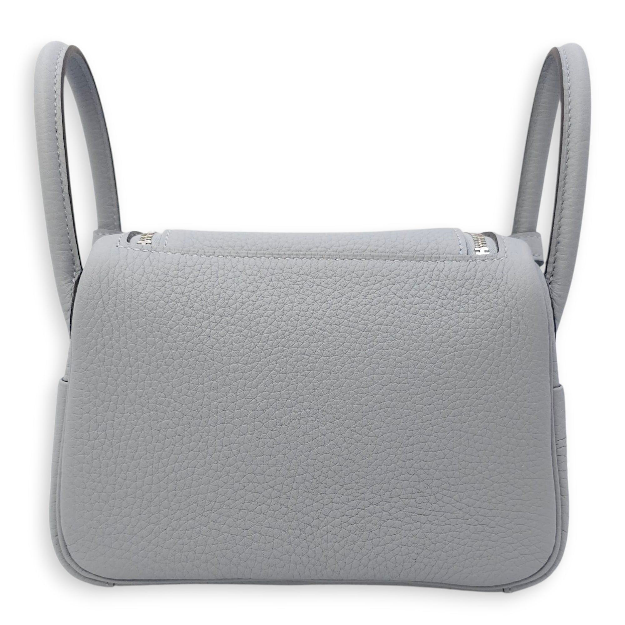 Lindy II Mini Gris Pantin in Clemence, Palladium hardware