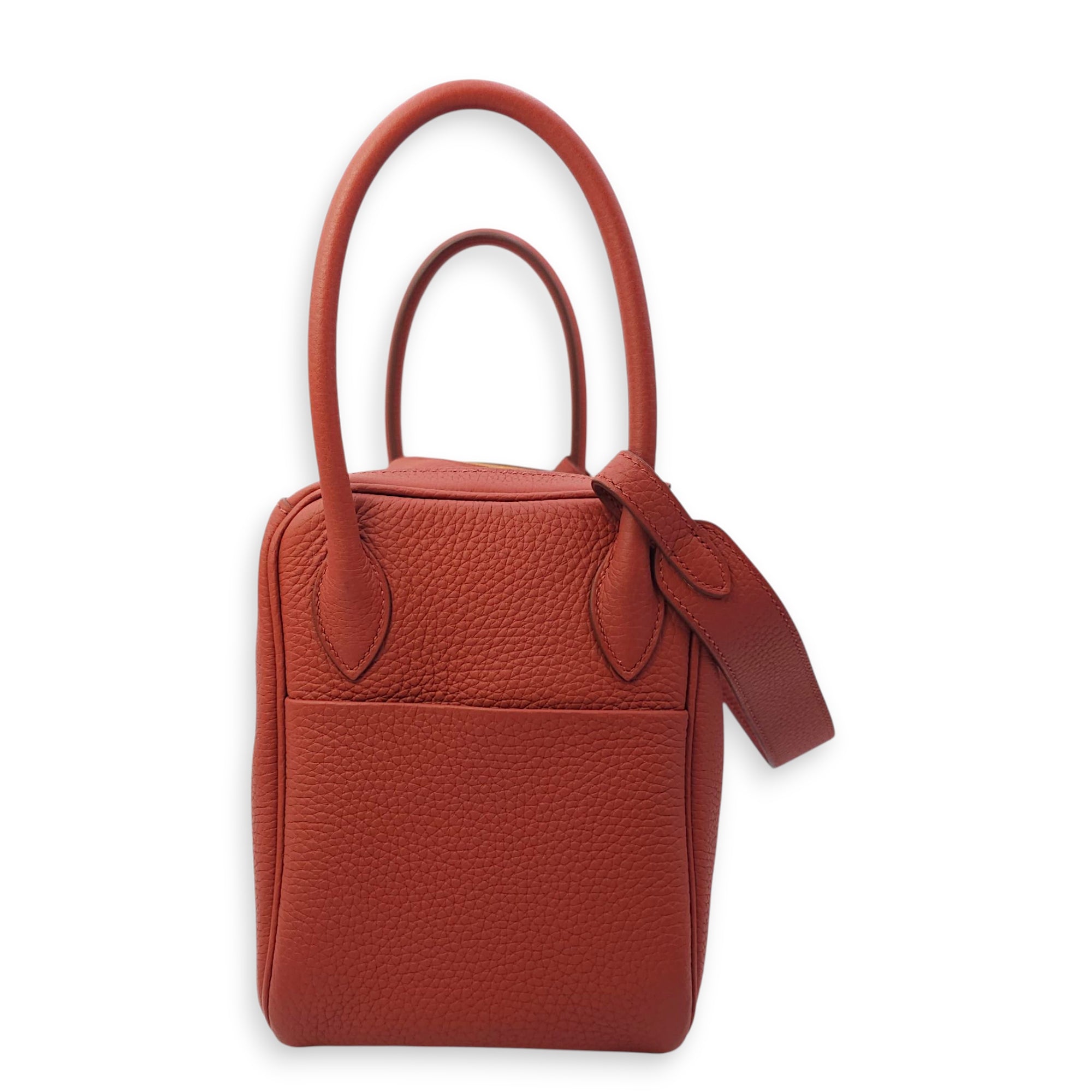 Lindy 26 Brique in Clemence, Gold hardware