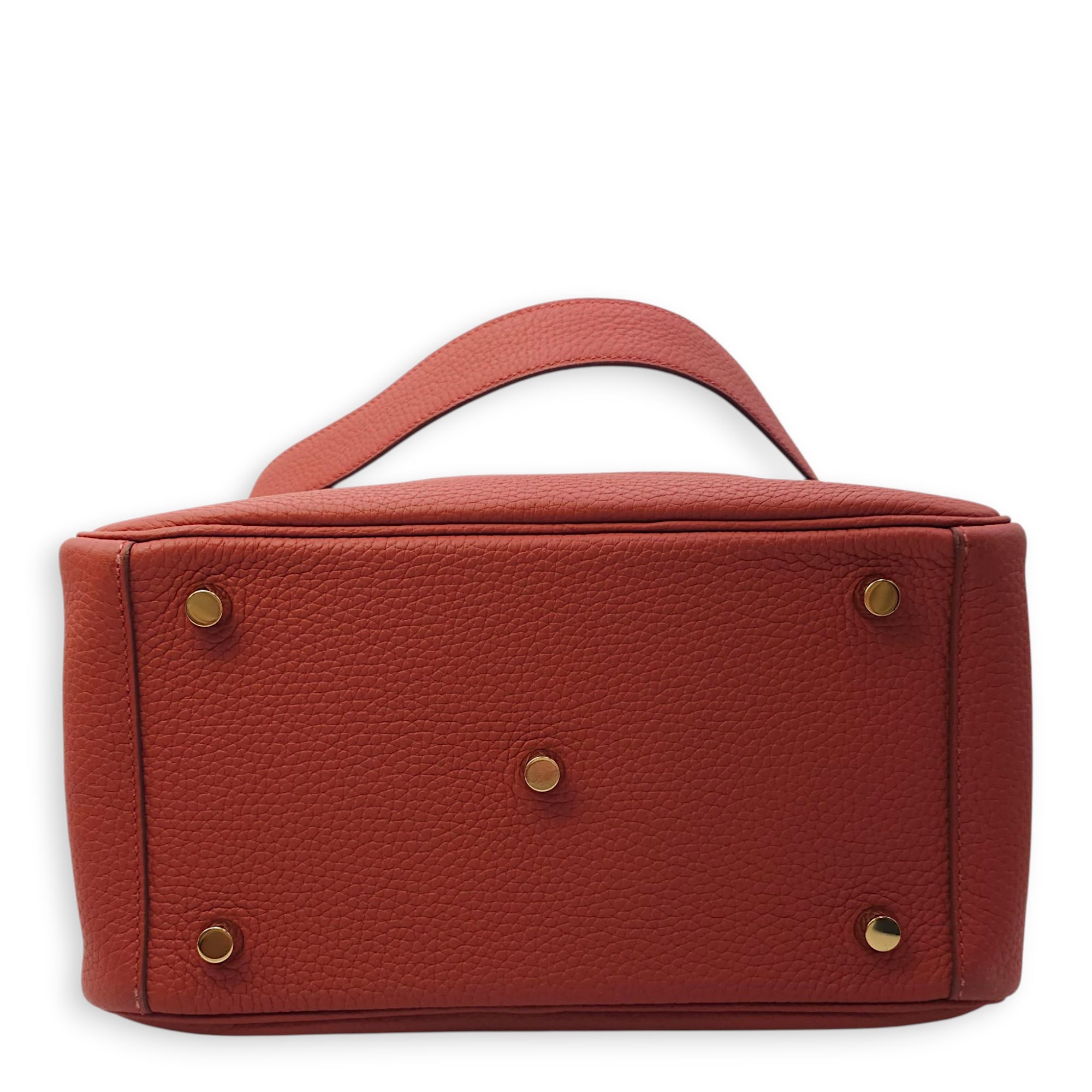 Lindy 26 Brique in Clemence, Gold hardware