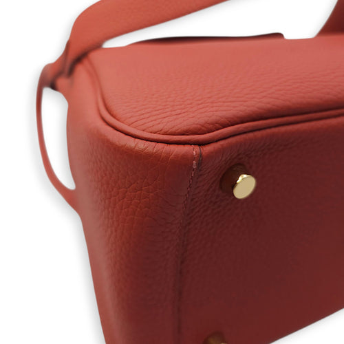 Lindy 26 Brique in Clemence, Gold hardware