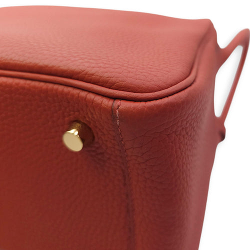 Lindy 26 Brique in Clemence, Gold hardware