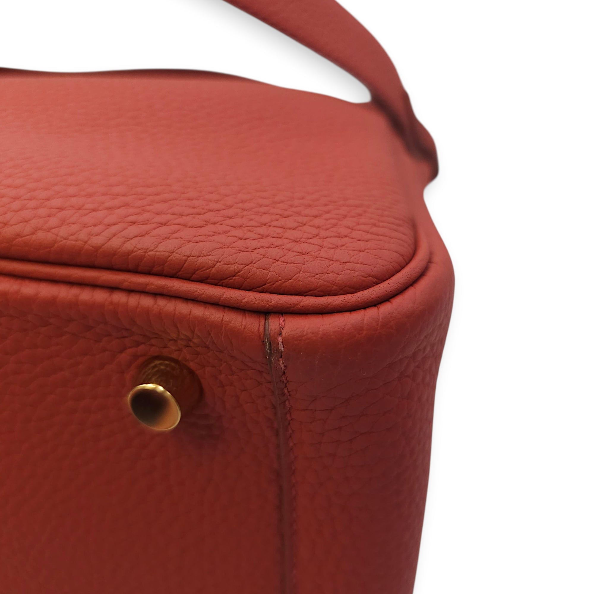 Lindy 26 Brique in Clemence, Gold hardware