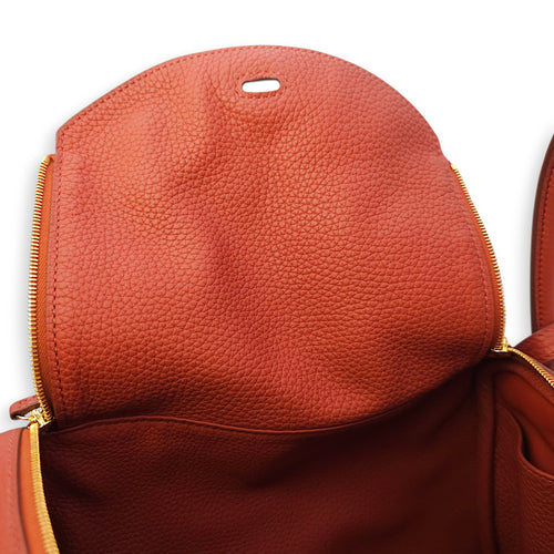 Lindy 26 Brique in Clemence, Gold hardware