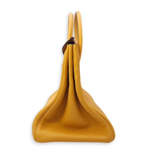 Birkin 35 Naturel Sable in Clemence, Gold hardware