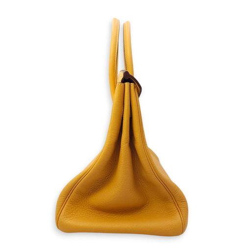 Birkin 35 Naturel Sable in Clemence, Gold hardware