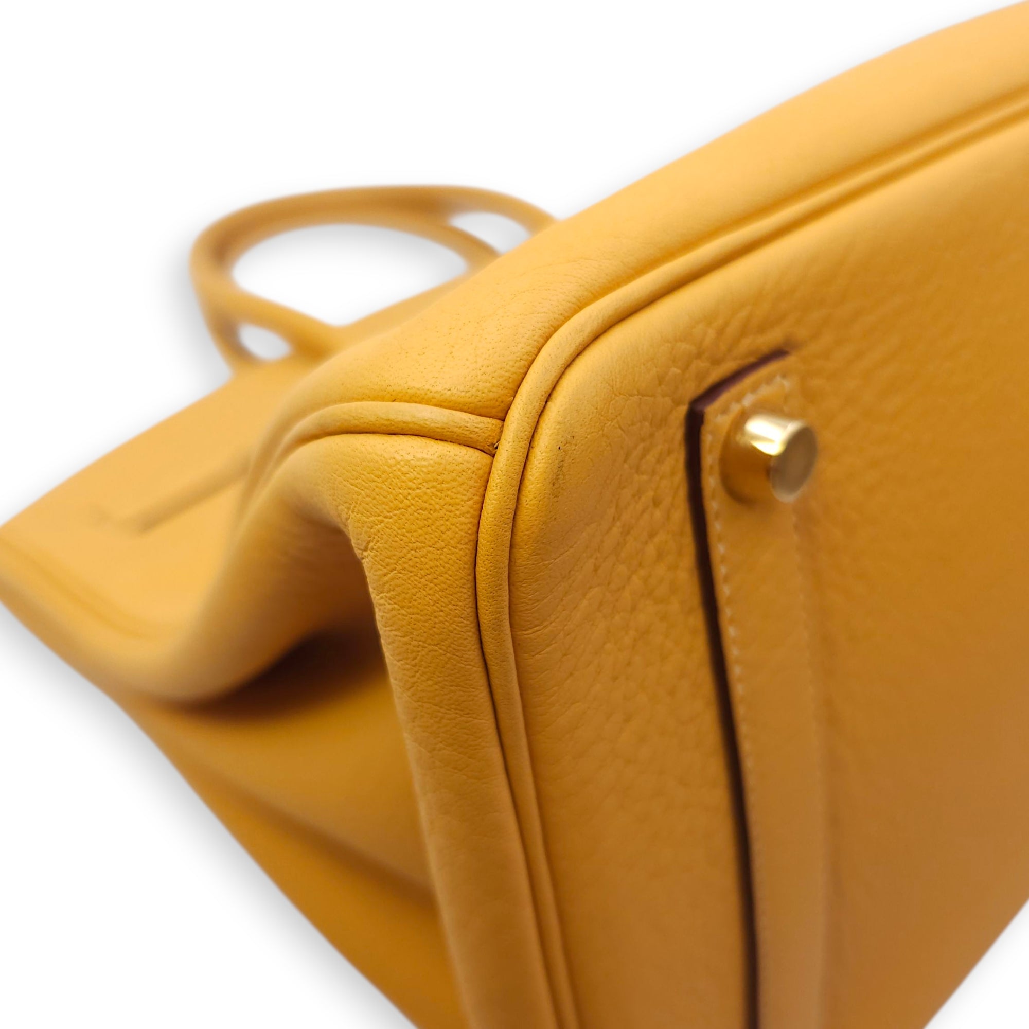 Birkin 35 Naturel Sable in Clemence, Gold hardware