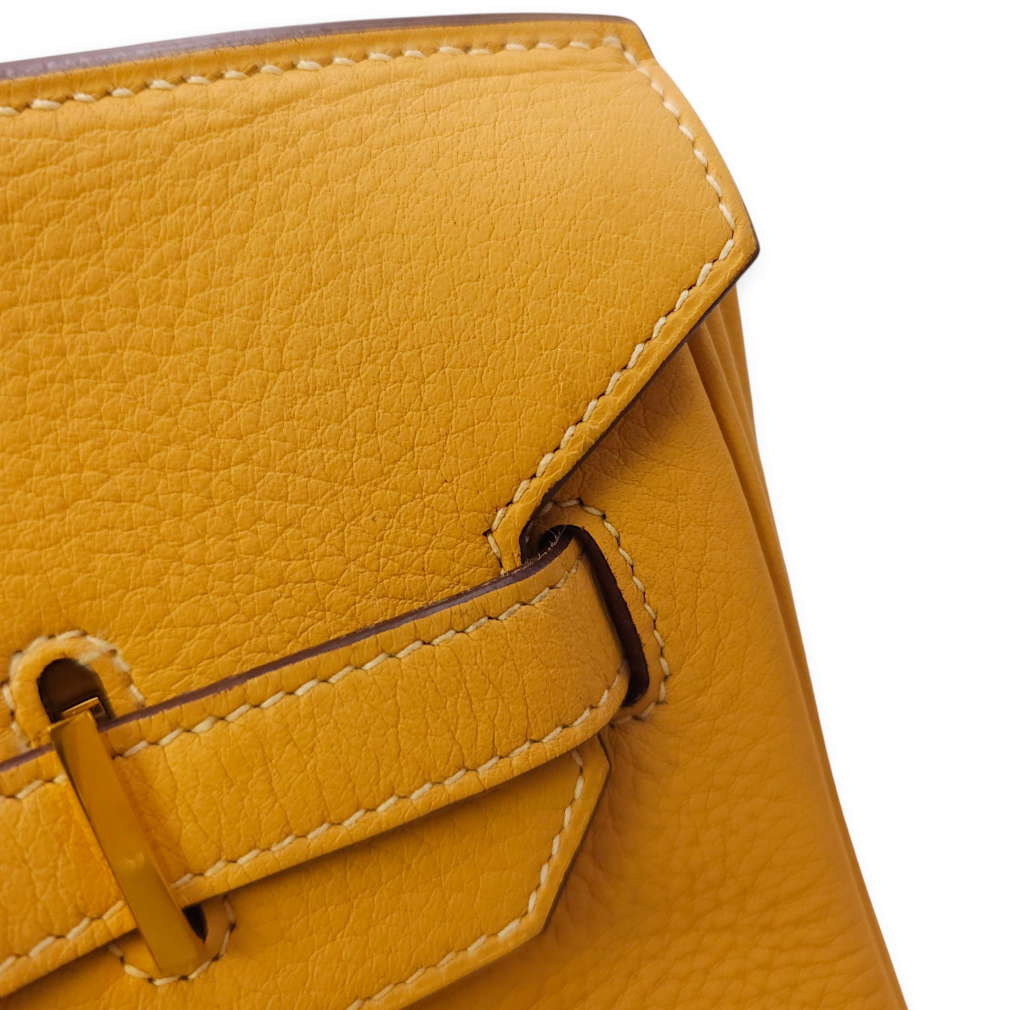 Birkin 35 Naturel Sable in Clemence, Gold hardware