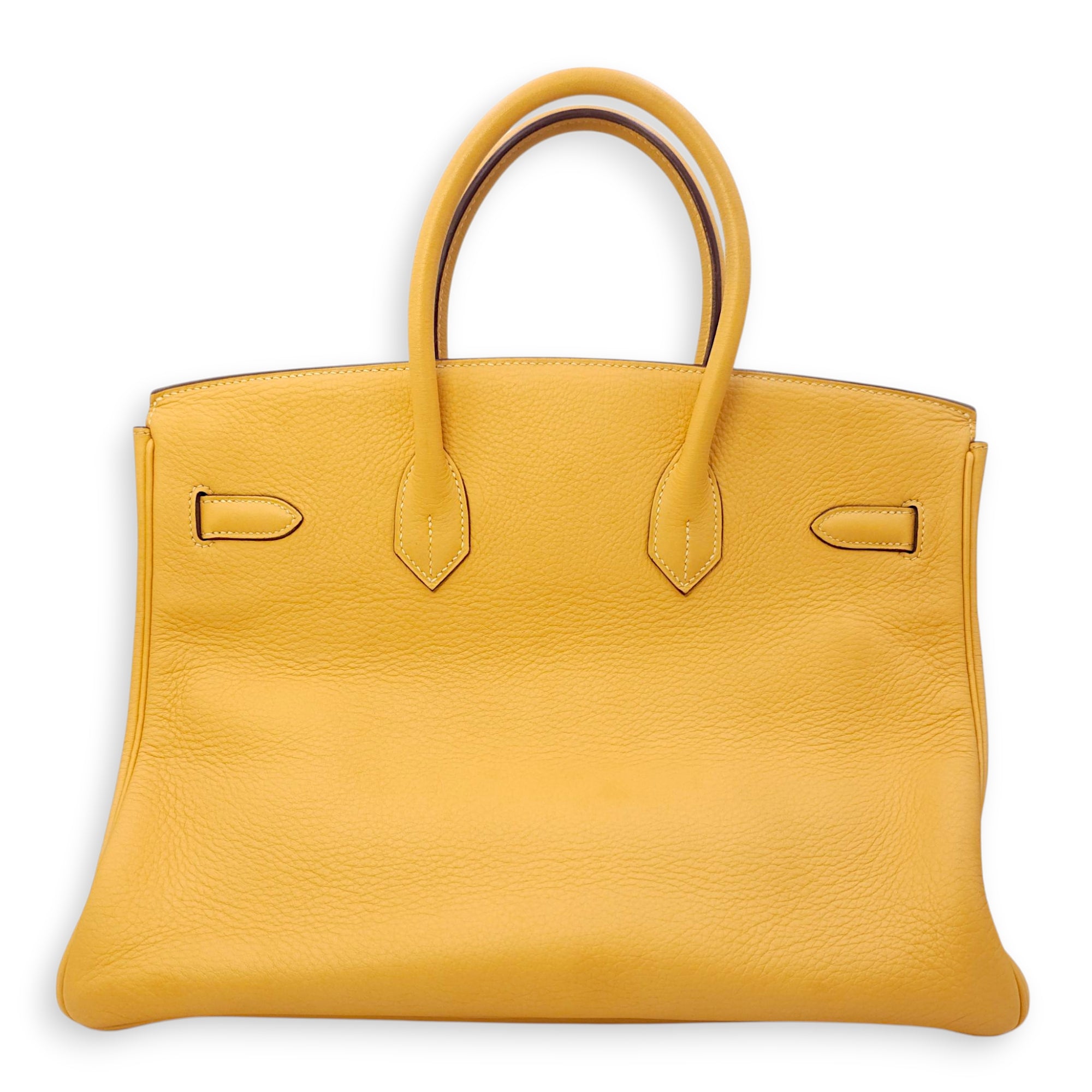 Birkin 35 Naturel Sable in Clemence, Gold hardware