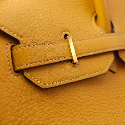 Birkin 35 Naturel Sable in Clemence, Gold hardware