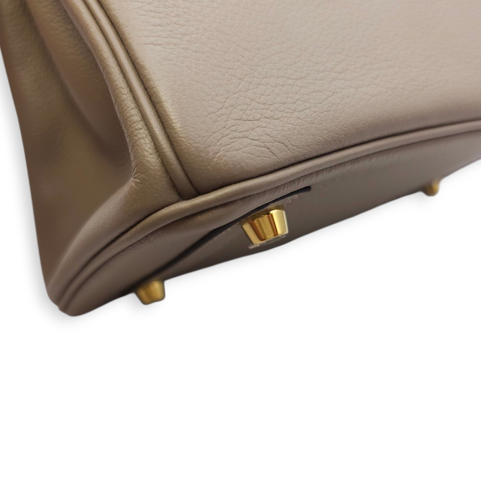 Birkin 25 Gris Asphalt Gold hardware
