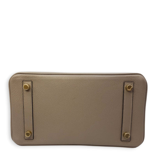 Birkin 25 Gris Asphalt Gold hardware