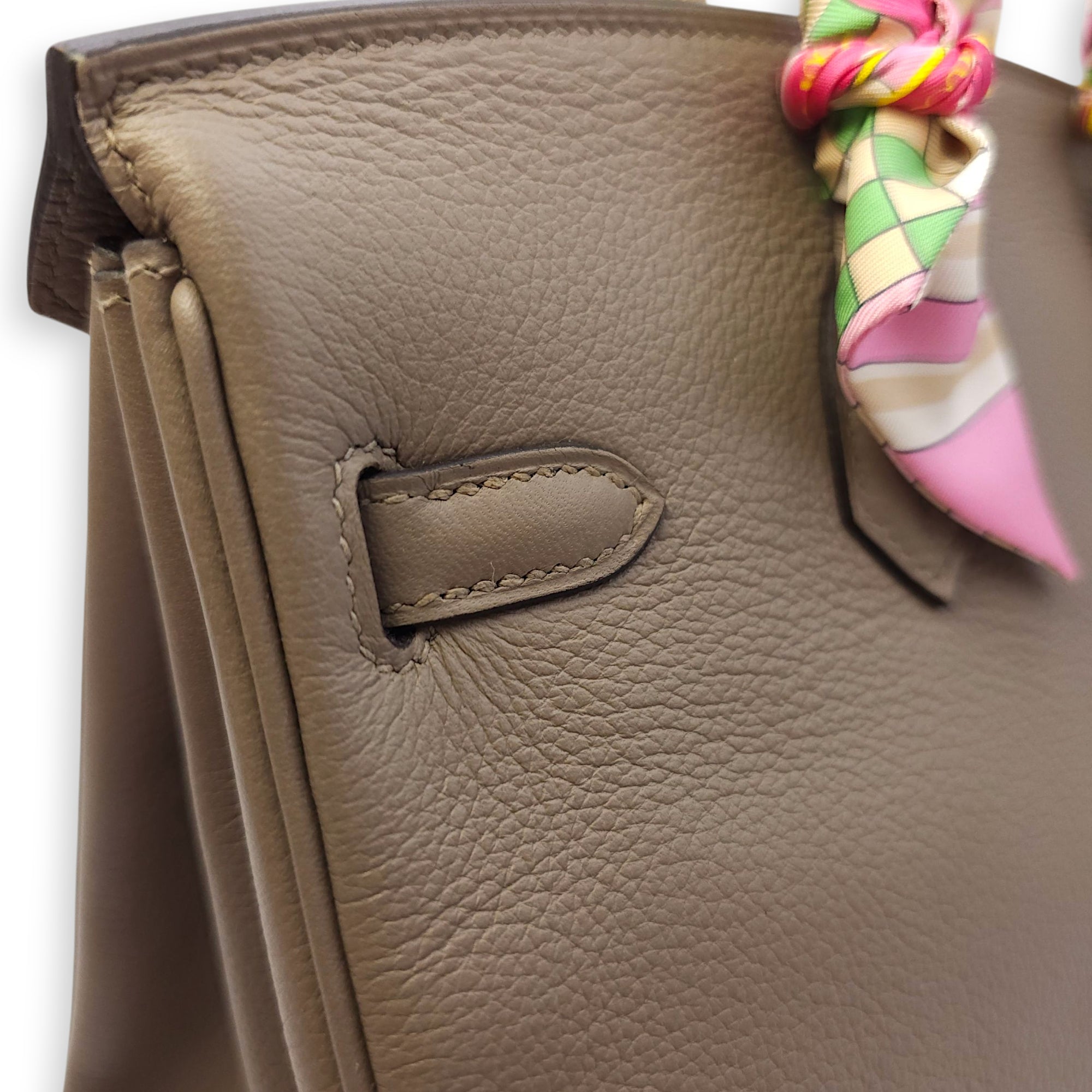 Birkin 25 Gris Asphalt Gold hardware