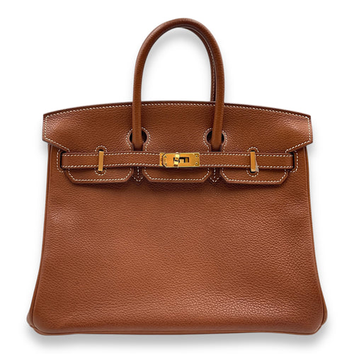 Birkin 25 Fauve in Barenia Faubourg, Gold hardware
