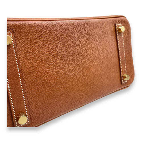 Birkin 25 Fauve in Barenia Faubourg, Gold hardware