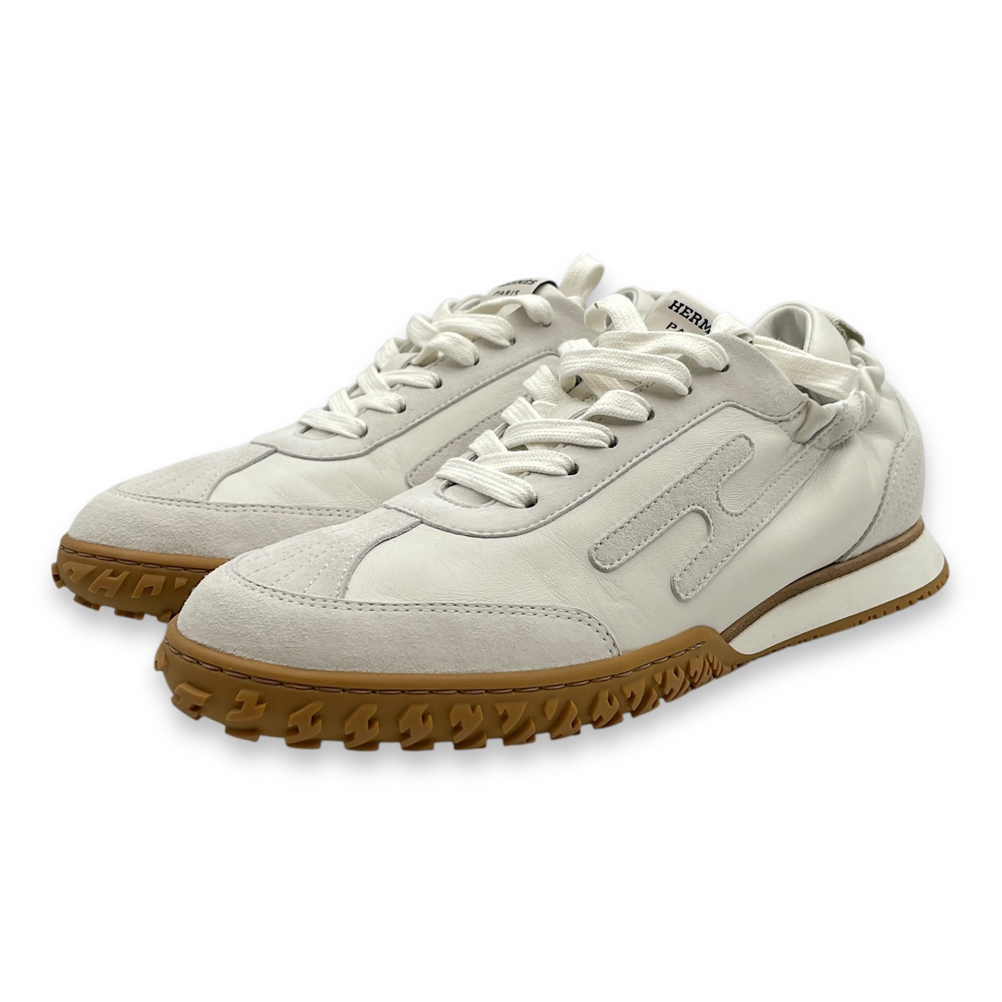 Jet 38 White Sneakers in Calfskin