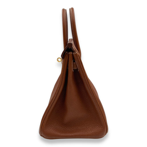 Birkin 25 Fauve in Barenia Faubourg, Gold hardware