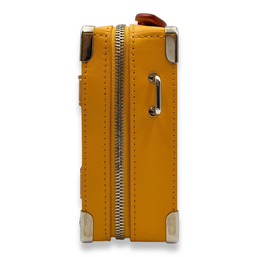 Virgil Handle Others Saffron Soft Trunk in Calfskin Silver hardware CL2511-16886 4