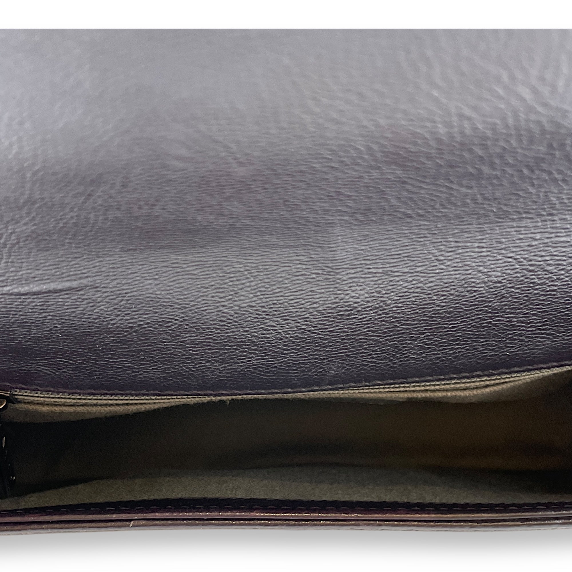 Le Boy Medium Purple Shoulder Bag in Calfskin, Ruthenium hardware
