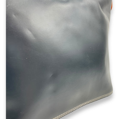 Le Boy Medium Purple Shoulder Bag in Calfskin, Ruthenium hardware