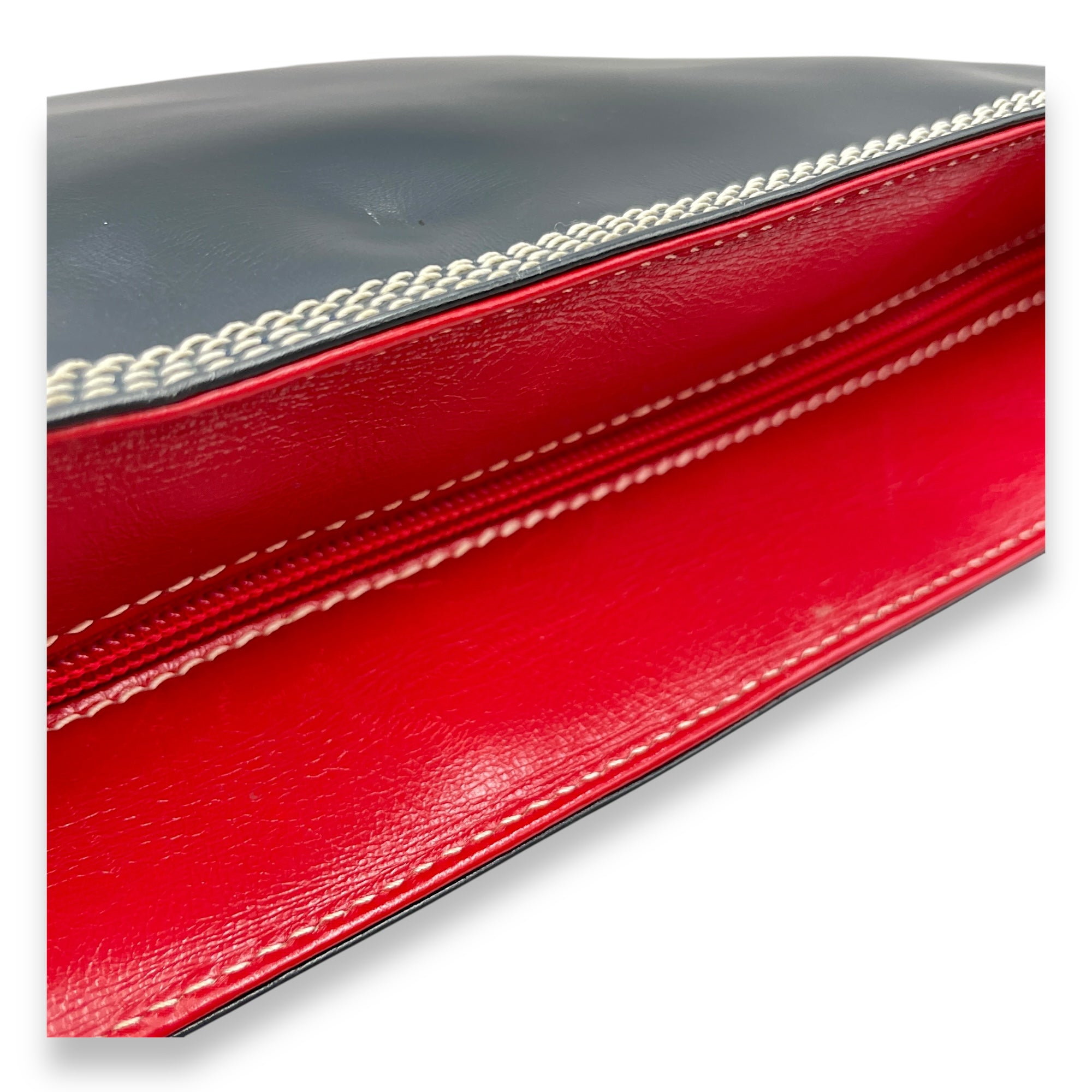 Le Boy Medium Purple Shoulder Bag in Calfskin, Ruthenium hardware