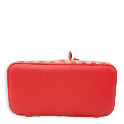 CC Multi-Color Vanity Bag in Raffia, Gold hardware