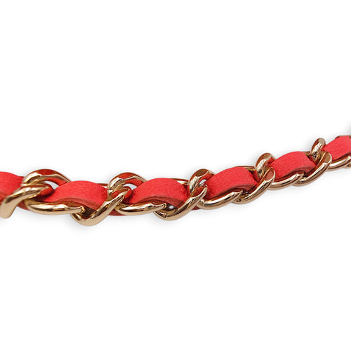 CC Multi-Color Vanity Bag in Raffia, Gold hardware