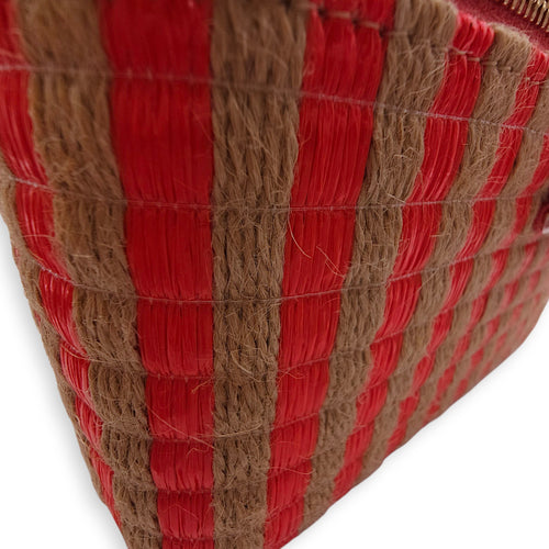 CC Multi-Color Vanity Bag in Raffia, Gold hardware