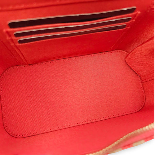 CC Multi-Color Vanity Bag in Raffia, Gold hardware