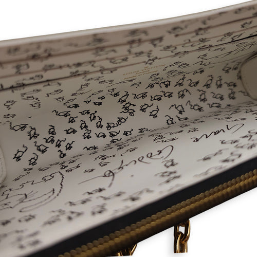 Monogram Catogram Portefeuille Twist Black Wallet on Chain, Gold hardware