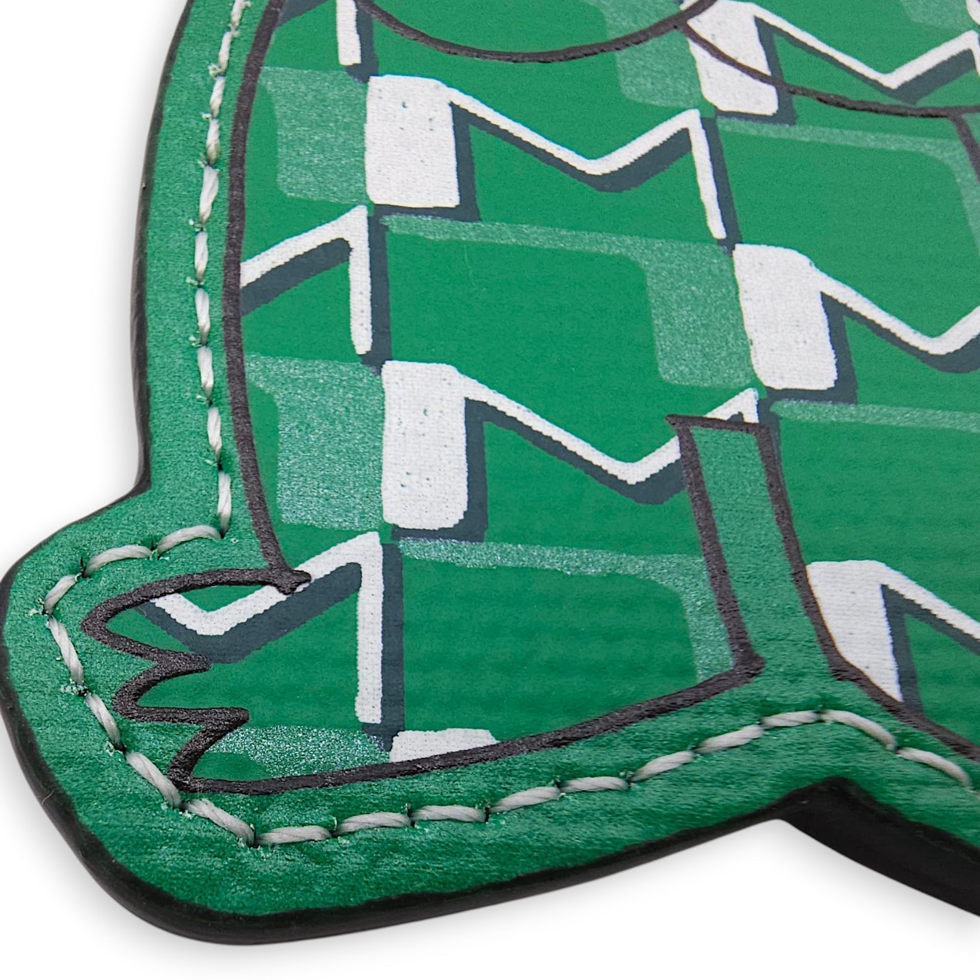 Moynat x Kasing Lung Labubu Green Charm in Canvas