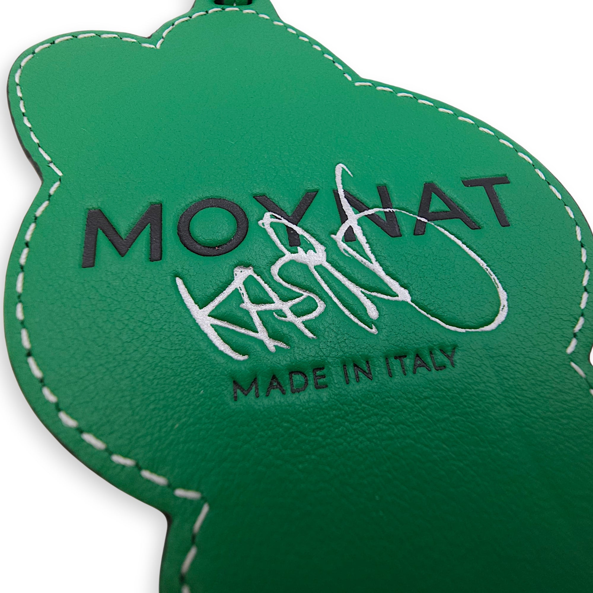 Moynat x Kasing Lung Labubu Green Charm in Canvas