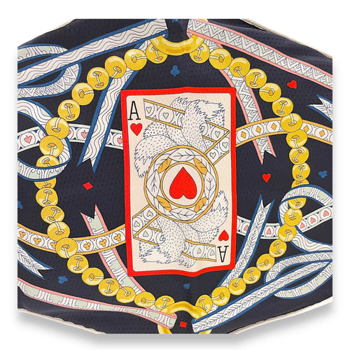 Dame De Coeur Nano Losange Multi-colour Scarf