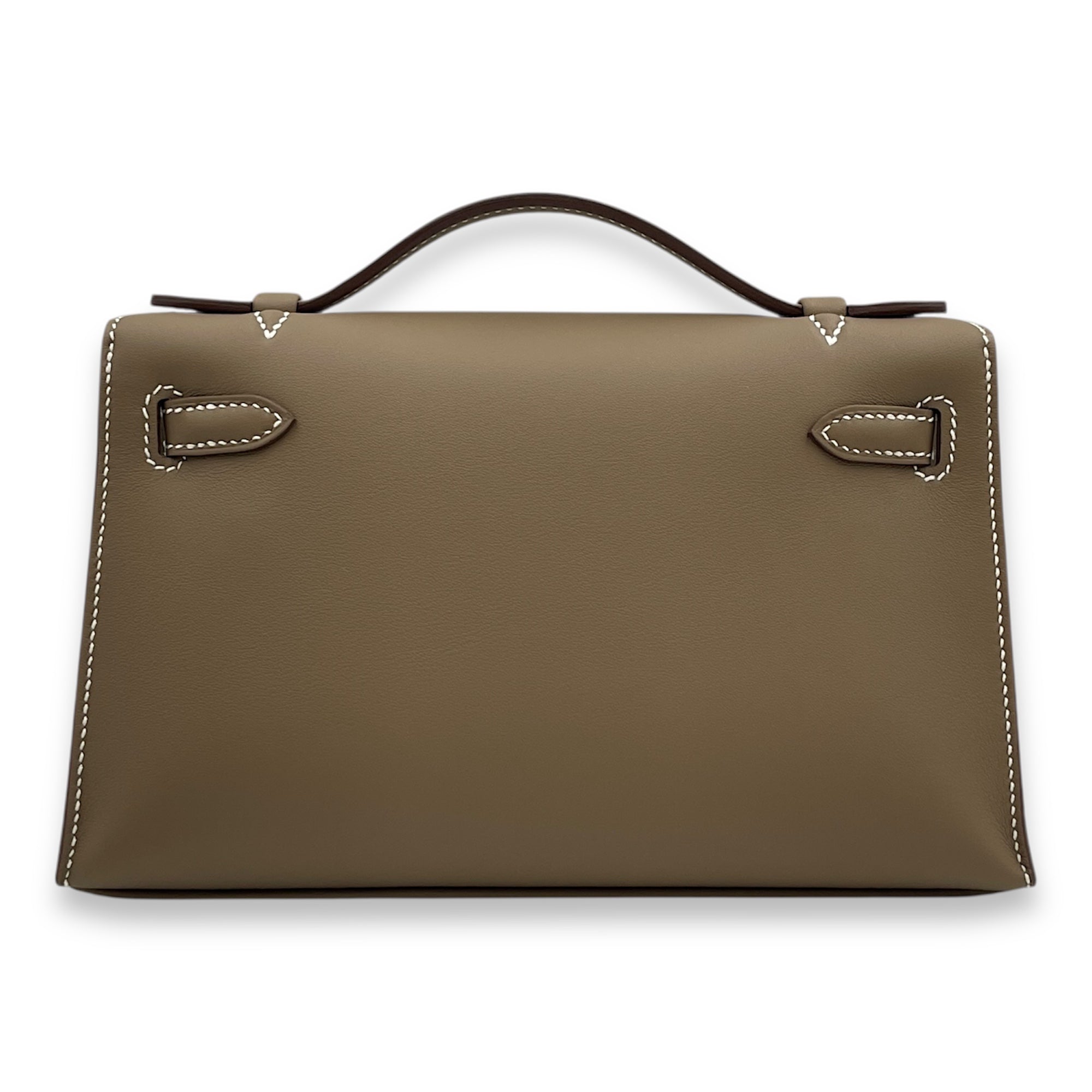 Kelly pochette Others Etoupe  in Swift Gold hardware CL2511-16759 2