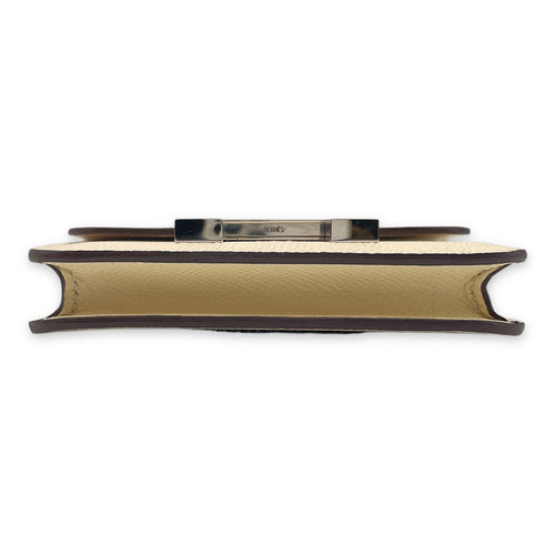 Constance Slim Nata Wallet in Epsom, Palladium hardware