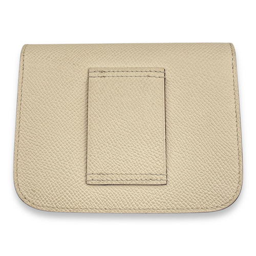 Constance Slim Nata Wallet in Epsom, Palladium hardware