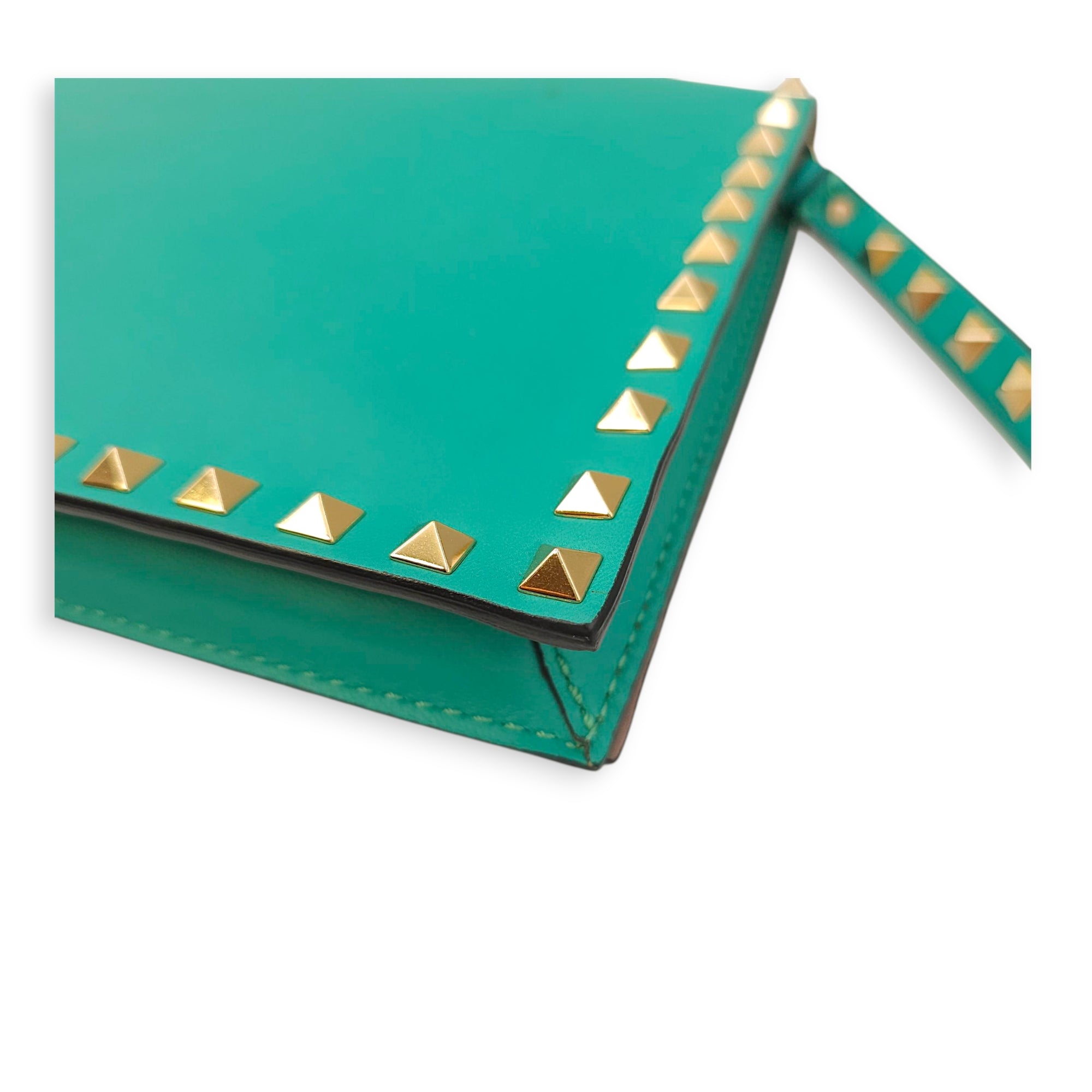 Rockstuds  Others Turquoise Clutch Gold hardware