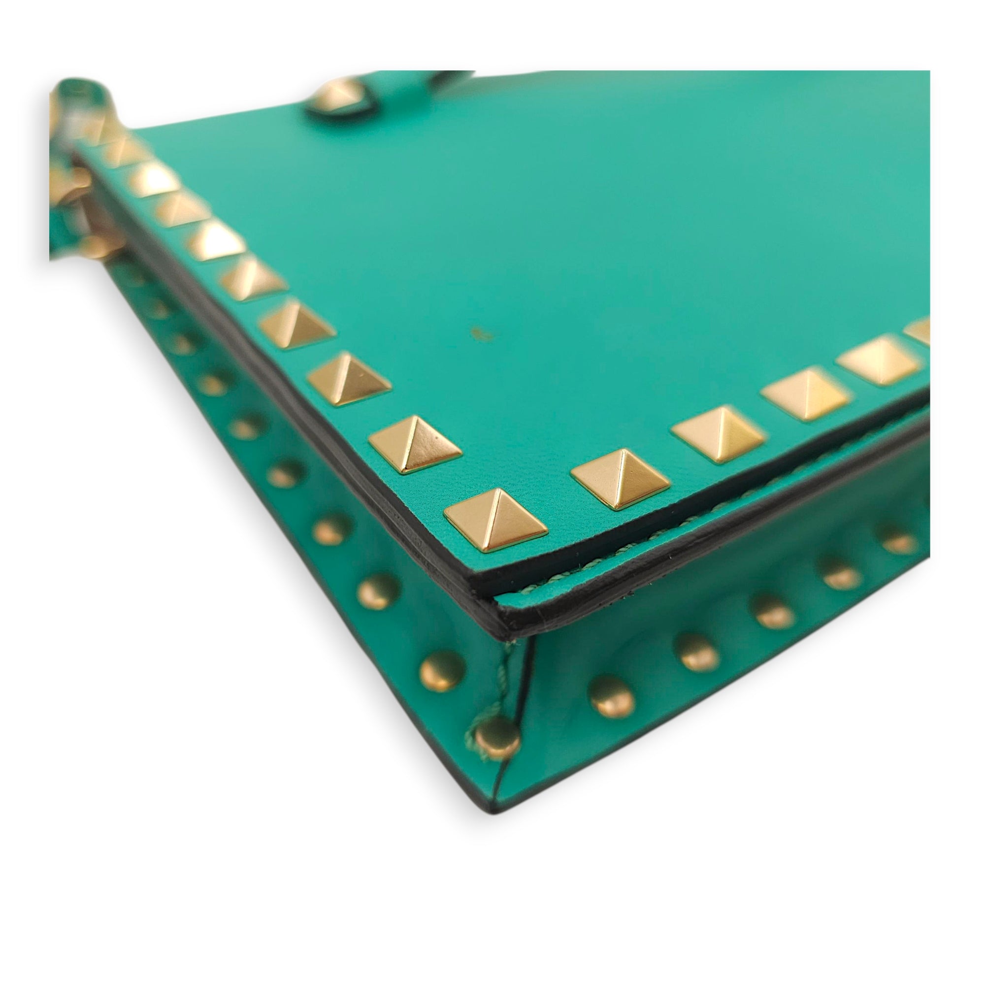 Rockstuds  Others Turquoise Clutch Gold hardware