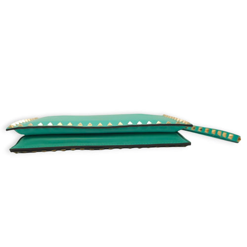 Rockstuds  Others Turquoise Clutch Gold hardware
