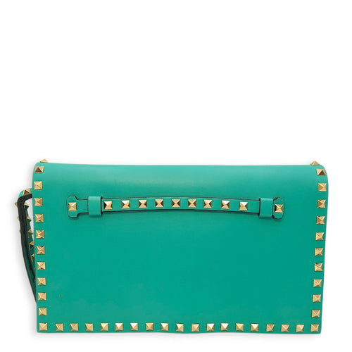 Rockstuds  Others Turquoise Clutch Gold hardware