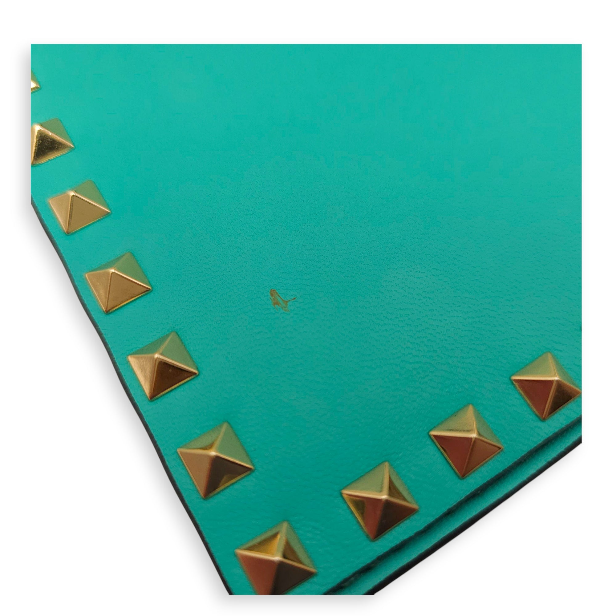 Rockstuds  Others Turquoise Clutch Gold hardware