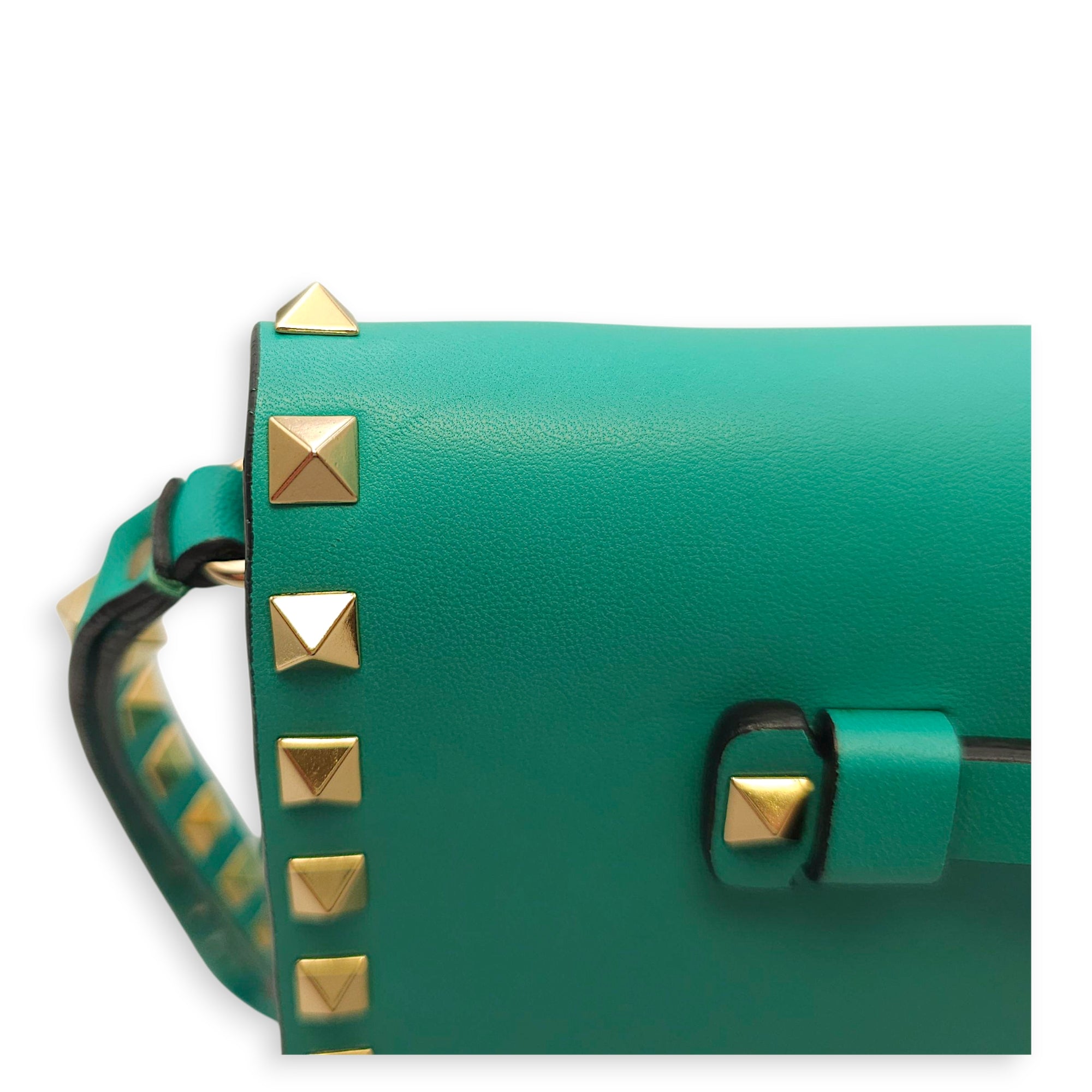 Rockstuds  Others Turquoise Clutch Gold hardware